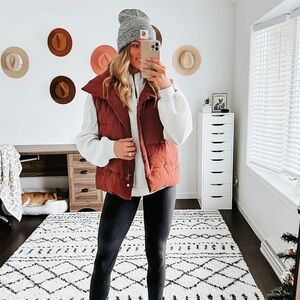 BURGUNDY/RUST VEST